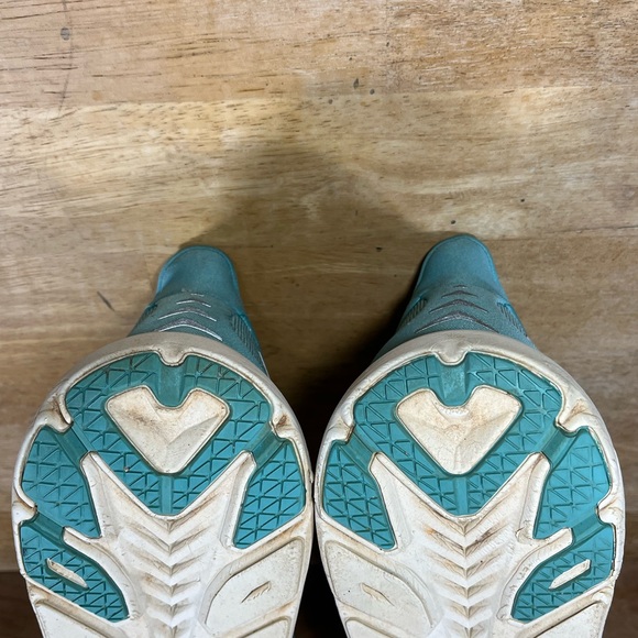 Hoka One One Clifton 8 REFLECTIVE Womens Sz 8.5 (B) Running Shoes Sneakers Blue - Picture 9 of 12